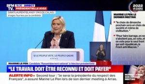 Marine Le Pen: "Peuple de France, l'heure est venue de te lever"