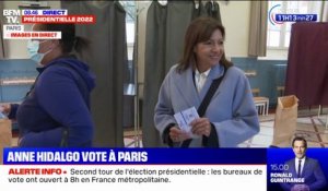 Présidentielle: Anne Hidalgo a voté dans le 15e arrondissement de Paris