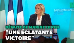 Le discours de Marine Le Pen du 24 avril en intégralité