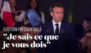 Le discours de victoire intégral d'Emmanuel Macron au Champ-de-Mars