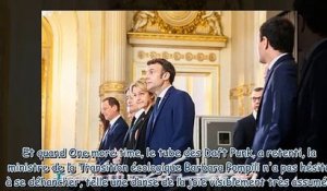 Emmanuel Macron réélu - heureuse, Barbara Pompili se déhanche devant la Tour Eiffel