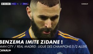 La panenka très osée de Karim Benzema ! - Man City / Real Madrid - Ligue des Champions