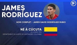 La fiche technique de James Rodriguez