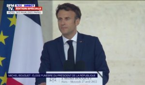 Emmanuel Macron sur le théâtre: "De cet art, Michel Bouquet en était devenu un maître"