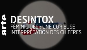 Féminicides : une curieuse interprétation des chiffres | Désintox | ARTE