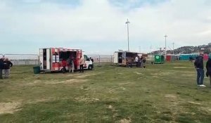 OM/Feyenoord. Une cinquantaine de supporters hollandais sont arrivés à la fan zone