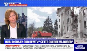 Une visite d'Emmanuel Macron en Ukraine? "Le moment n'est pas venu" pour la porte-parole du Quai d'Orsay