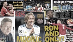 Le sauvetage de MU par Cristiano Ronaldo fait encore chavirer l'Angleterre, le Real Madrid veut garder Modric pour toujours
