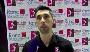 Interview maritima: André Sa après la victoire d'Istres Volley contre Saint-Dié