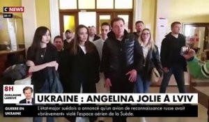Guerre en Ukraine - Angelina Jolie est arrivée hier sur le territoire ukrainien en tant qu'envoyée spéciale du Haut commissariat des Nations unies pour les réfugiés