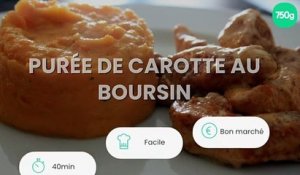 Purée de carotte au boursin