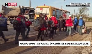 Marioupol : 50 civils évacués de l’usine Azovstal
