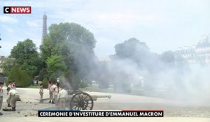 Les 21 coups de canon tirés lors de l’investiture d’Emmanuel Macron
