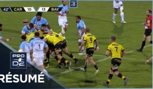 PRO D2 - Résumé US Carcassonne-Aviron Bayonnais: 33-28 - J29 - Saison 2021/2022