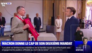 Investiture: Emmanuel Macron donne le cap de son second mandat