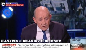 Jean-Yves Le Drian sur l'Ukraine: "La France n'est pas cobelligérante"