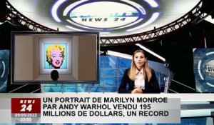 Le portrait de Marilyn Monroe d'Andy Warhol vendu pour un montant record de 195 millions de dollars
