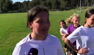 Au micro maritima: les jeunes joueuses de foot du FC Istres et de la JSI