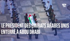 Le président des Émirats arabes unis, mort vendredi, a été enterré à Abou Dhabi