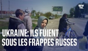 Ukraine: ils fuient sous les frappes russes