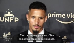 Trophées UNFP - Saliba : "Honoré de remporter ce trophée de meilleur espoir"