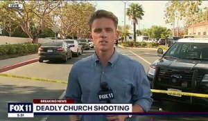 Une nouvelle fusillade dans une église à fait 1 mort et 5 blessés en Californie lors d'un banquet qui se déroulait après le service religieux