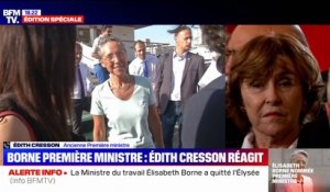 Élisabeth Borne nommée Première ministre: "Il était temps qu'il y ait une autre femme", réagit Édith Cresson