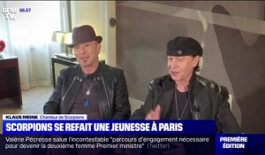 Le groupe Scorpions de passage à Paris pour sa tournée