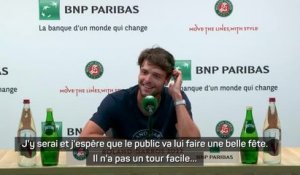 Roland-Garros - Barrère espère "une belle fête" pour la dernière de Tsonga