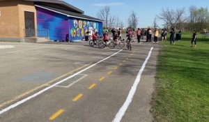 Circuit vélo à l'école Saint-Paul