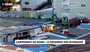 Campement de roms : le désarroi des riverains