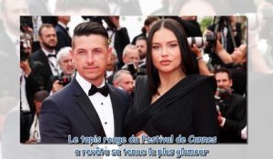 Cannes 2022 - enceinte, Adriana Lima dévoile son sublime baby bump sur le tapis rouge