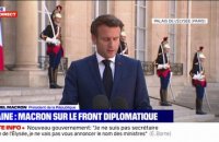 Emmanuel Macron sur la guerre en Ukraine: "Une propagation du conflit à des pays voisins ne peut pas être exclue"