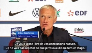 Bleus - Deschamps sur Giroud : "Reprenez tout ce que j'ai dit en mars au sujet de son statut"