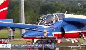 Patrouille de France : Nathalie Renoux et M6 prennent place à bord au-dessus de Cannes