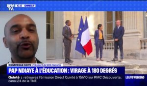 "Ce n'est pas négligeable d'avoir choisi un homme d'origine subsaharienne", analyse Dominique Sopo, président de SOS Racisme, à propos de la nomination de Pap Ndiaye à l'ducation