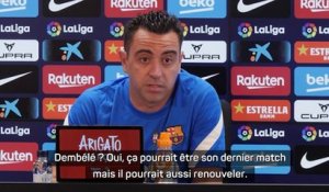 Ousmane Dembélé au PSG ? Xavi réagit : "Ça pourrait être son dernier match au Barça"