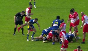 TOP 14 - Essai de Damian PENAUD 2 (ASM) - Biarritz Olympique - ASM Clermont - Saison 2021/2022