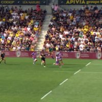 TOP 14 - Essai de Pierre POPELIN (SR) - Stade Rochelais - Stade Français Paris - Saison 2021/2022
