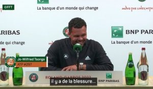 Roland-Garros - Tsonga : “J'avais envie de finir comme ça sur le court”