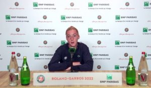 Roland-Garros 2022 - Elsa Jacquemot : "J'ai kiffé le public et de pouvoir vivre de telles émotions même si j'ai perdu"