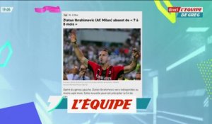 Ibrahimovic absent de « 7 à 8 mois » - Foot - ITA - AC Milan