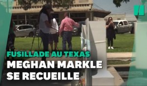 Meghan Markle rend visite au mémorial des victimes de la fusillade au Texas