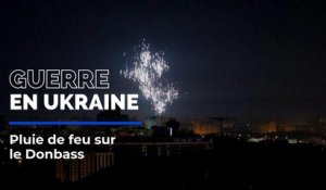Guerre en Ukraine: les impressionnantes images d'une "pluie de feu" russe sur le Donbass et Kharkiv