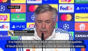 Finale - Ancelotti : "Montrer tout ce qu'on a fait de bien cette saison"