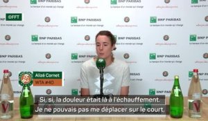 Roland-Garros - Cornet : "Cette poignée de crétins fait mal au coeur"