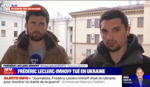 Guerre en Ukraine -  Frédéric Leclerc-Imhoff, journaliste français travaillant pour BFM TV a été tué dans un bombardement