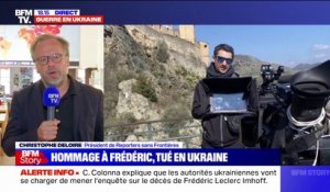 Mort de Frédéric Leclerc-Imhoff: "Il est le 8e journaliste à être tué dans son exercice professionnel en Ukraine", annonce Reporters Sans Frontières