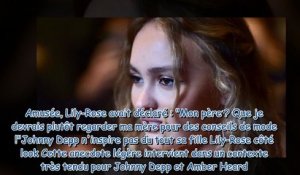 Johnny Depp - cette réponse parfaite et tordante de Lily-Rose à un journaliste qui l'interrogeait su