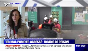 1er Mai: le tribunal condamne l'agresseuse du pompier à 10 mois de prison ferme